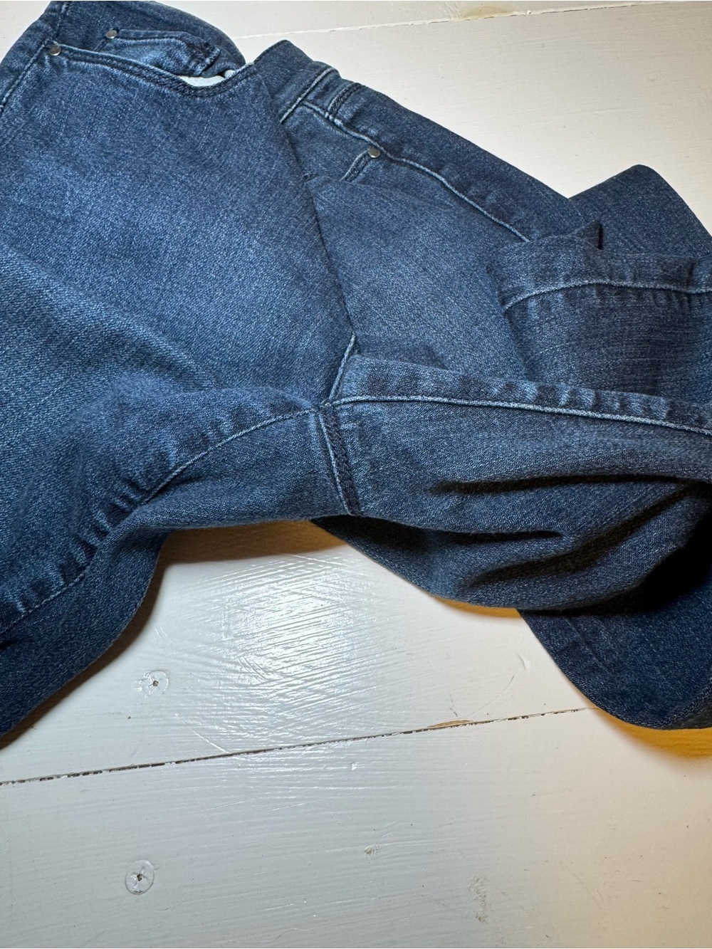 Ann Taylor Dark Wash Skinny Jeans Size 4 - Picture 10 of 14